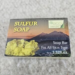 (NEW SEALED) SULFUR SOAP EcoVerde Made In MEXICO 100G